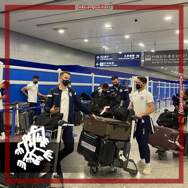 40强赛第一个对手到了!关岛队已抵达上海接受检测